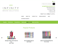 Tablet Screenshot of infinitybrandsolutions.com